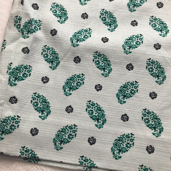 Ann Taylor Size 0 Light Blue Atmosphere Floral Paisley Mini Skirt NWT - Picture 5 of 13